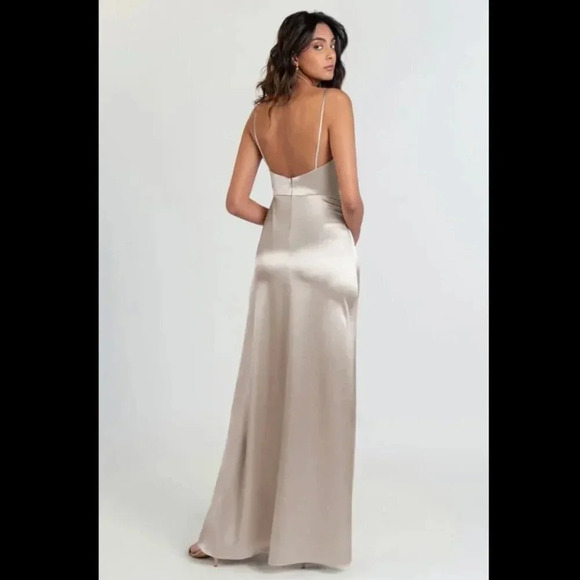 JENNY YOO Chase Dress in Latte - Picture 3 of 16